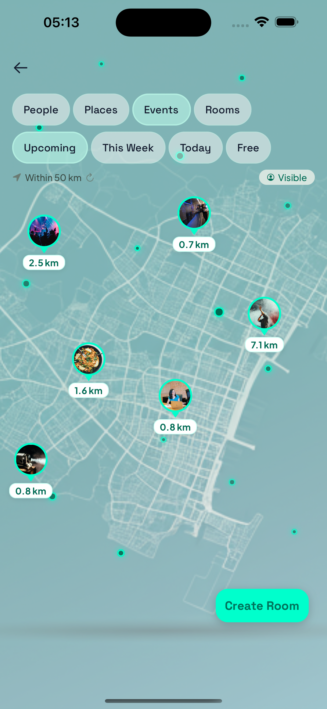 Parea community discovery app interface